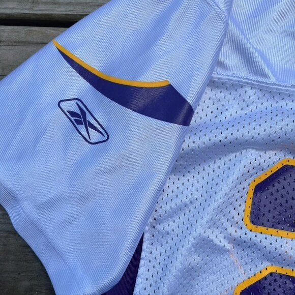 MINNESOTA VIKINGS NFL Adrian Peterson #28 REEBOK team apparel Youth XL White - Picture 8 of 10